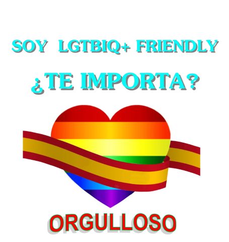 Soy  LGTBIQ+ Friendly. Orgulloso